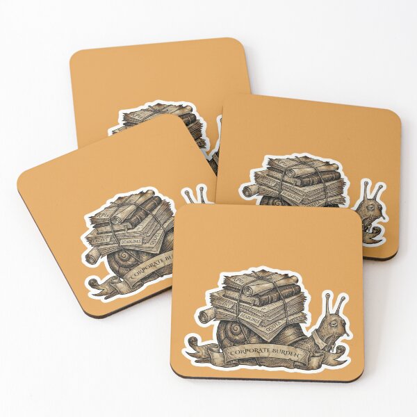 Item preview, Corporate Burden: The Eternal KPI Snail (Victorian Etching) designed and sold by Top-Tier Thinking .