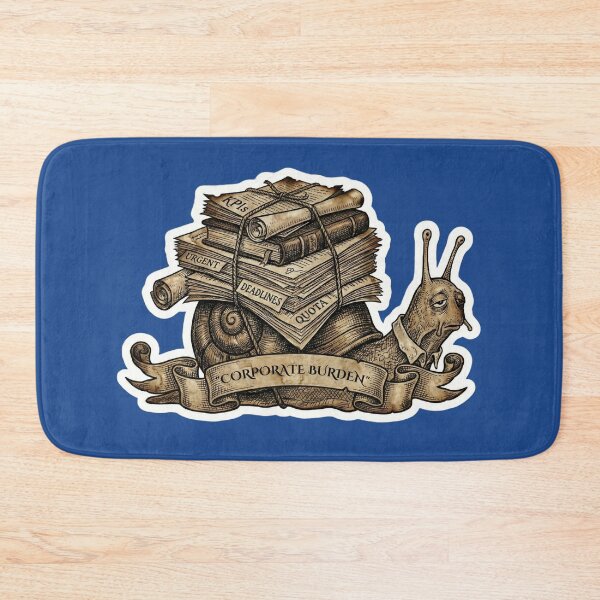 Item preview, Corporate Burden: The Eternal KPI Snail (Victorian Etching) designed and sold by Top-Tier Thinking .