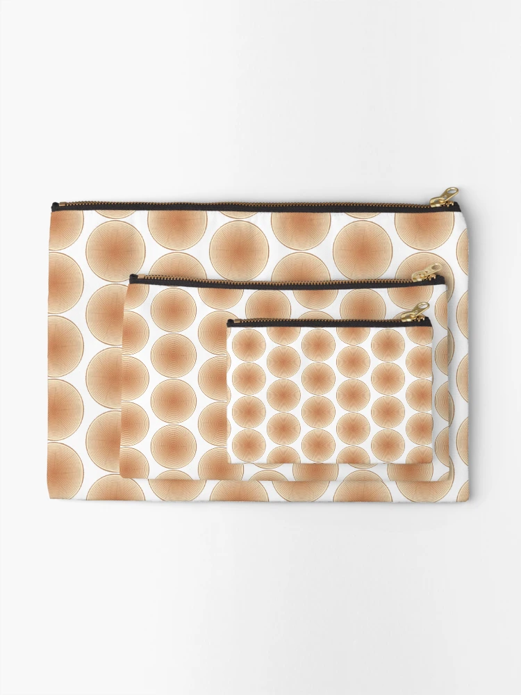 Thumbnail 2 of 4, Zipper Pouch, Tree Rings designed and sold by DJAMALK.