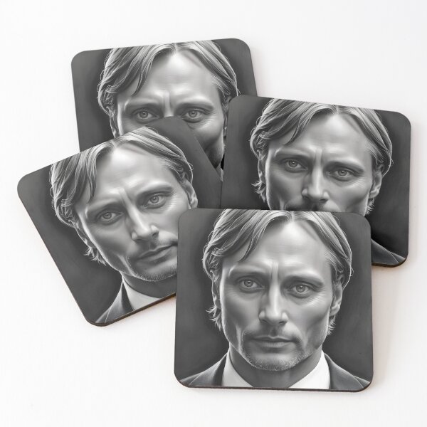 Item preview, Mads Mikkelsen designed and sold by WorldofCharcoal.