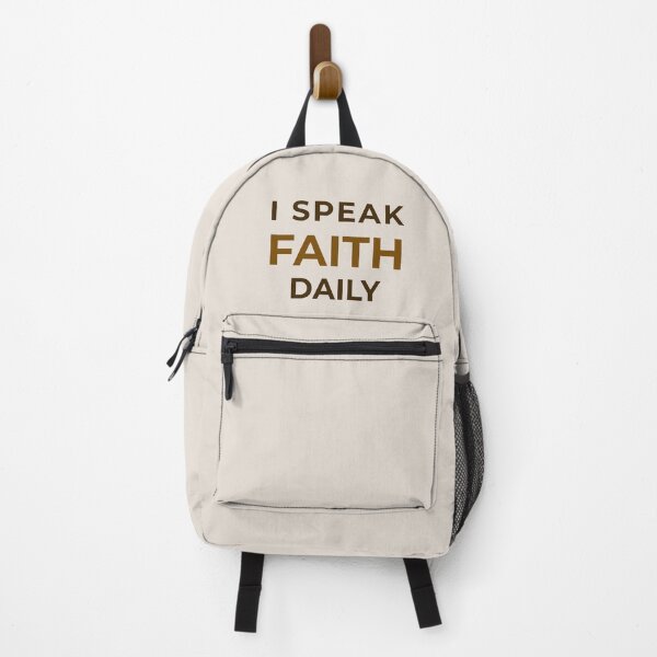 Item preview, I Speak Faith Daily – Christian Affirmation Typography | Faith Declaration Design designed and sold by FaithStatement.