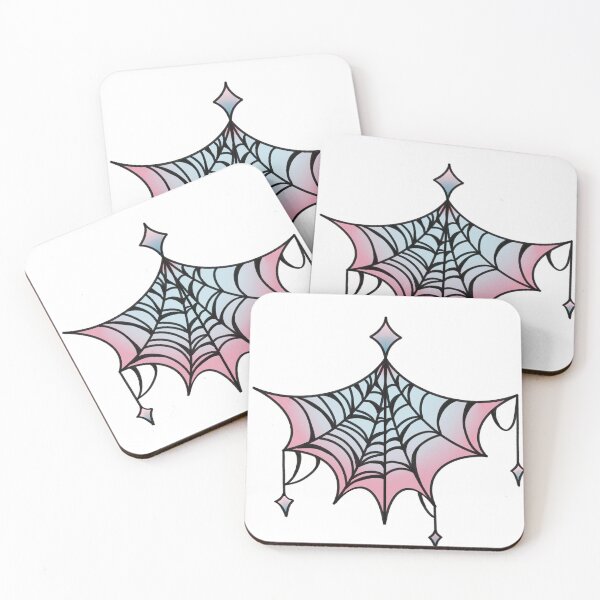 Item preview, Pink & Blue Star Spiderweb designed and sold by sleepyheadedbb.