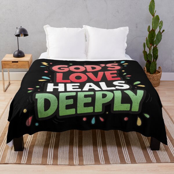 Item preview, God Heals Deeply Christian Shirt – Faith & Healing Inspirational designed and sold by Verse & Vibes.