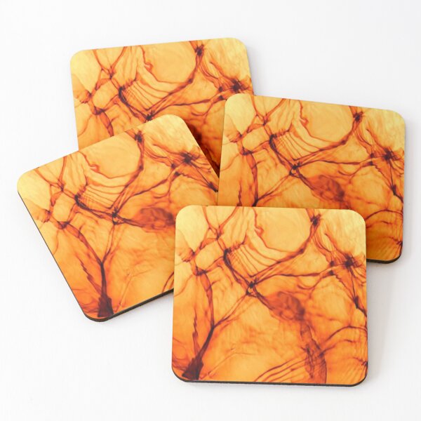 Item preview, Fiery Orange Fluid Abstract Texture designed and sold by ALIOOMEKK75.