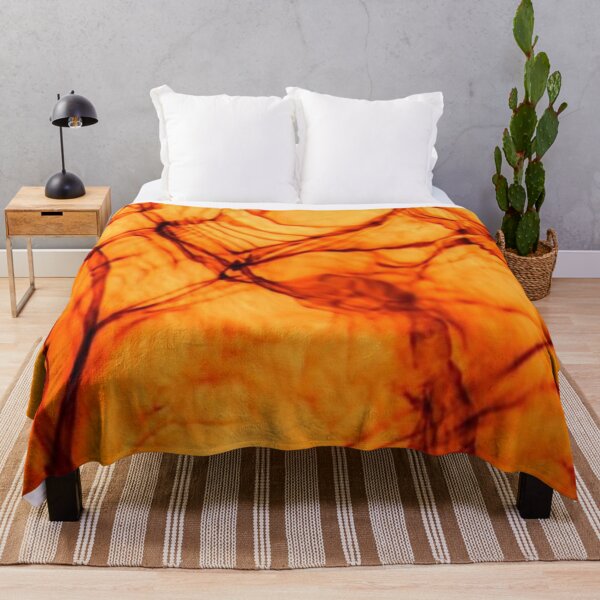 Item preview, Fiery Orange Fluid Abstract Texture designed and sold by ALIOOMEKK75.