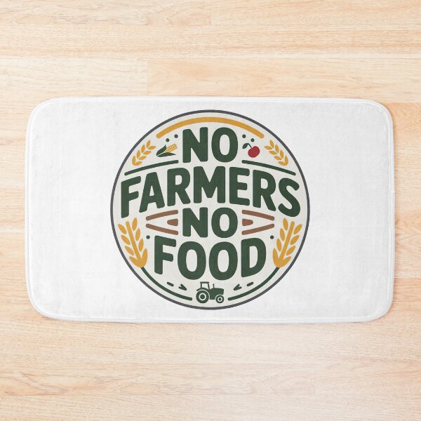 Item preview, No Farmers No Food, No Farmers, No Food designed and sold by graphic-genie.