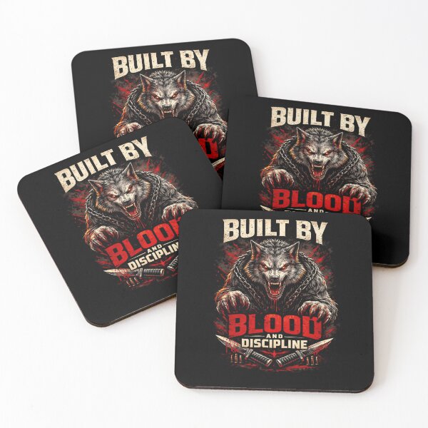 Item preview, Alpha Wolf Breaking Chains Built By Blood And Discipline Hardcore Gym designed and sold by SoulFlex.