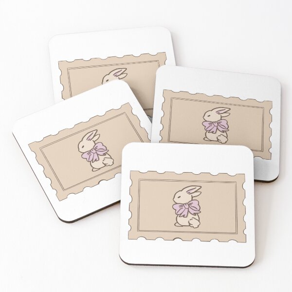 Item preview, Coquette Bunny Stamp designed and sold by oliianders.