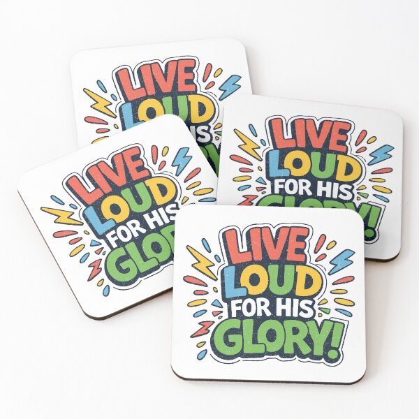 Item preview, Live Loud for His Glory Christian Shirt – Bold Faith Worship designed and sold by Verse & Vibes.