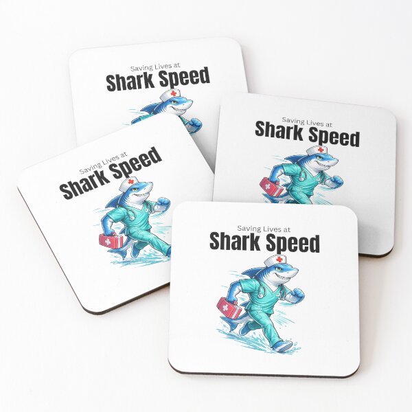 Item preview, Saving Lives Shark Speed | Nurse Shark designed and sold by skkyfaithArtz.