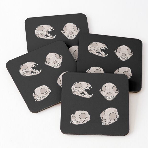 Item preview, Cat Skulls Pattern Dark designed and sold by ntgmytysj17.