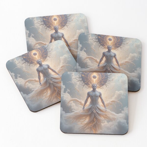 Item preview, Celestial Ascension – Divine Cosmic Being Fantasy designed and sold by infiniterealmsX.