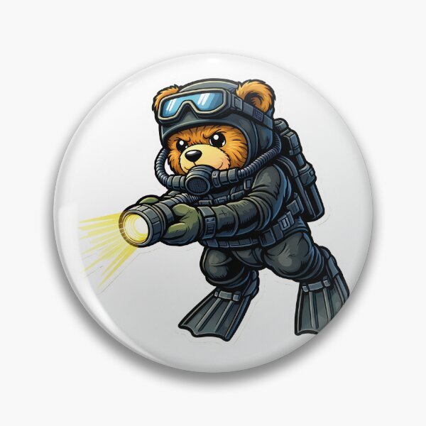 Item preview, [Peacekeepers] Navy SEAL Frogman Bear - Underwater Ops designed and sold by TrendScanner.