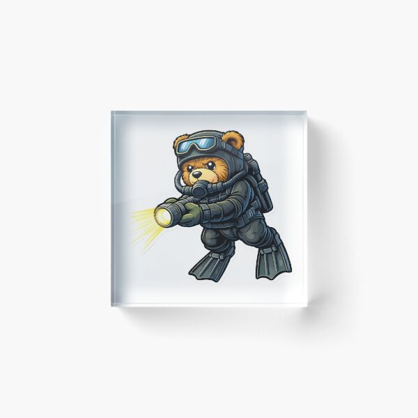 Item preview, [Peacekeepers] Navy SEAL Frogman Bear - Underwater Ops designed and sold by TrendScanner.
