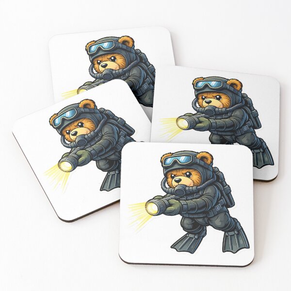 Item preview, [Peacekeepers] Navy SEAL Frogman Bear - Underwater Ops designed and sold by TrendScanner.