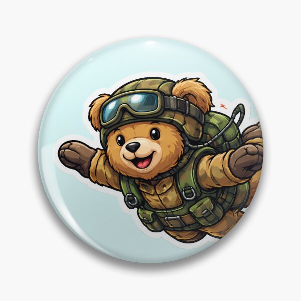 Item preview, [Peacekeepers] Paratrooper Bear - Airborne Division designed and sold by TrendScanner.