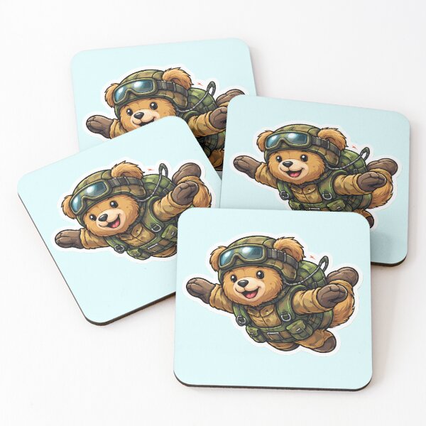 Item preview, [Peacekeepers] Paratrooper Bear - Airborne Division designed and sold by TrendScanner.