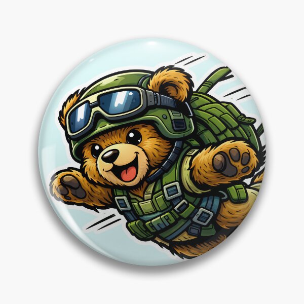 Item preview, [Peacekeepers] Paratrooper Bear - Airborne Division designed and sold by TrendScanner.