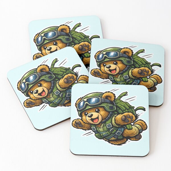 Item preview, [Peacekeepers] Paratrooper Bear - Airborne Division designed and sold by TrendScanner.