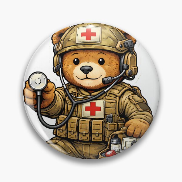 Item preview, [Peacekeepers] Combat Medic Bear - Tactical Life Saver designed and sold by TrendScanner.