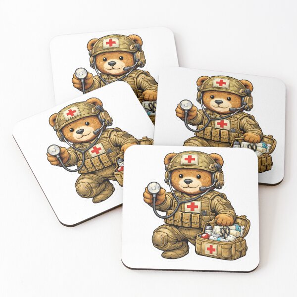 Item preview, [Peacekeepers] Combat Medic Bear - Tactical Life Saver designed and sold by TrendScanner.