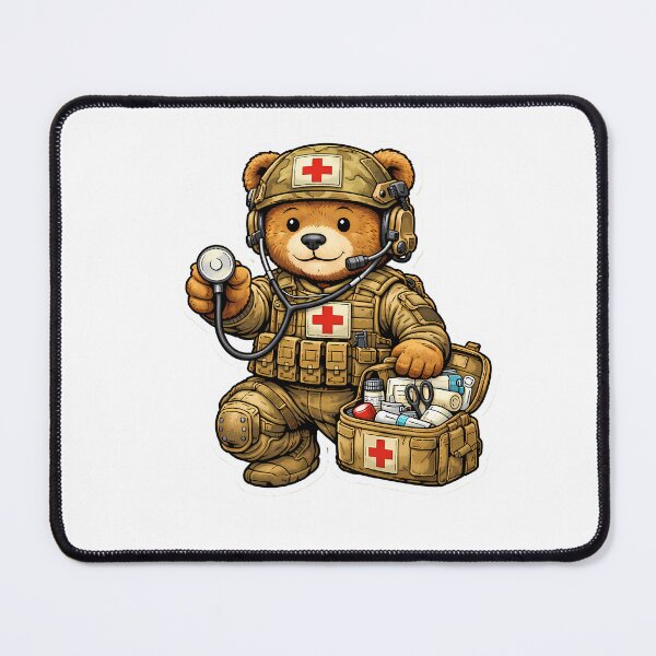 Item preview, [Peacekeepers] Combat Medic Bear - Tactical Life Saver designed and sold by TrendScanner.