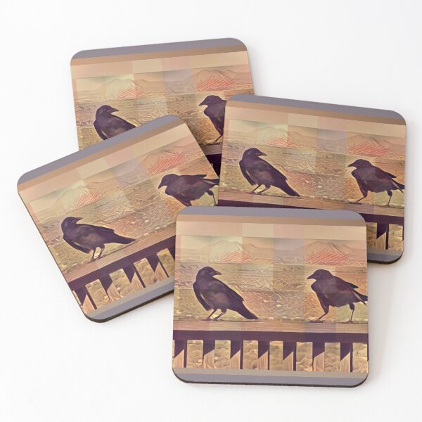 Item preview, Corvids, Colors and Cubes, a Patchwork Quilt. designed and sold by oh-bi-me.