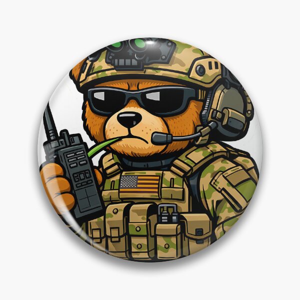 Item preview, [Peacekeepers] Tactical Teddy Bear Special Ops Leader - Radio Commander designed and sold by TrendScanner.
