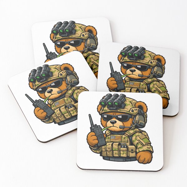 Item preview, [Peacekeepers] Tactical Teddy Bear Special Ops Leader - Radio Commander designed and sold by TrendScanner.