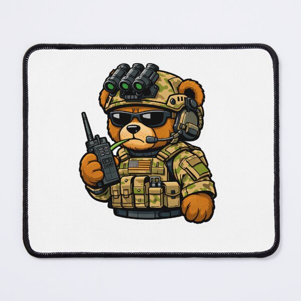 Item preview, [Peacekeepers] Tactical Teddy Bear Special Ops Leader - Radio Commander designed and sold by TrendScanner.