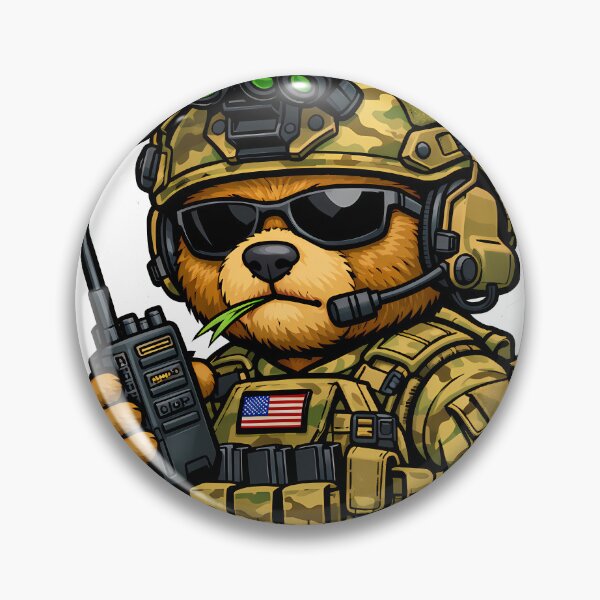 Item preview, [Peacekeepers] Tactical Teddy Bear Special Ops Leader - Radio Commander designed and sold by TrendScanner.