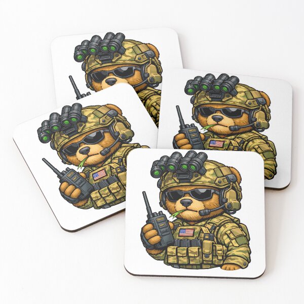 Item preview, [Peacekeepers] Tactical Teddy Bear Special Ops Leader - Radio Commander designed and sold by TrendScanner.