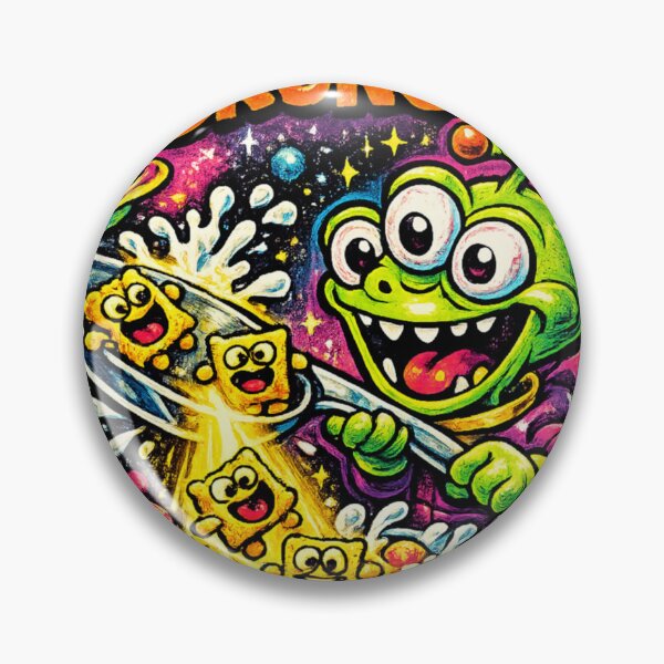 Item preview, Galactic Crunch Retro Alien Cereal Cartoon – 90s Parody Mascot Shirt designed and sold by JonelCrafts.