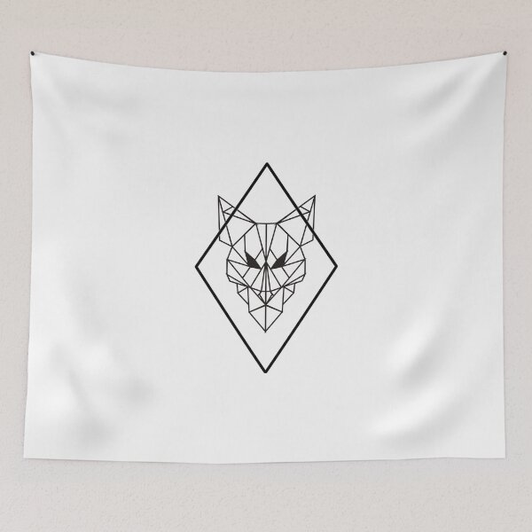 Item preview, Geometric Animal Fox with Diamond designed and sold by TiRie.