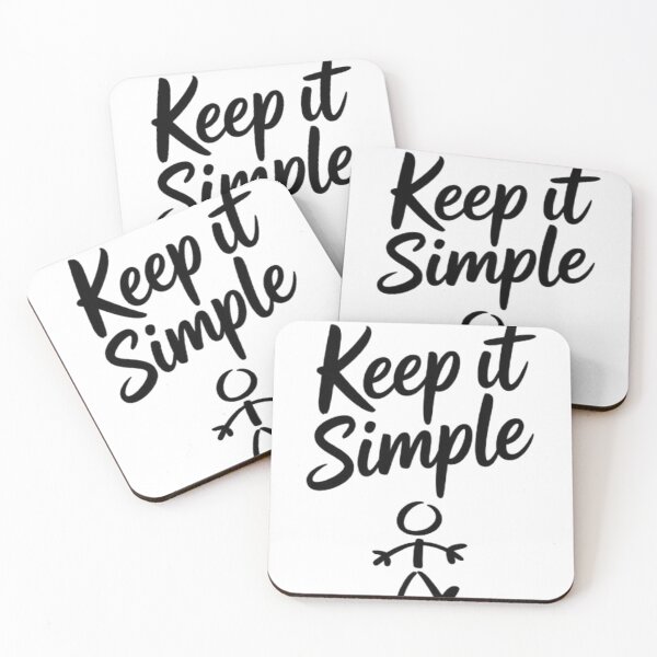 Item preview, Keep It Simple – Clean Minimal Streetwear Graphic designed and sold by NewUSShop.