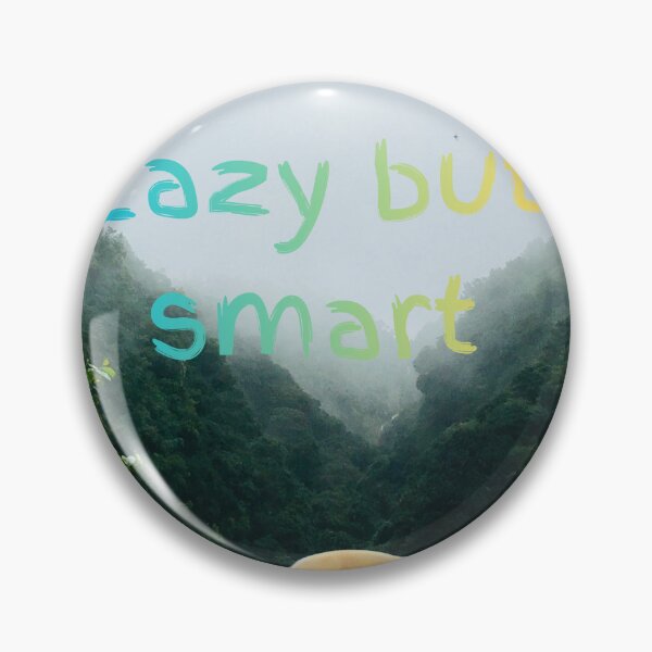 Item preview, “Lazy But Smart – Cozy Coffee Quote Nature Aesthetic” designed and sold by hanan0708.