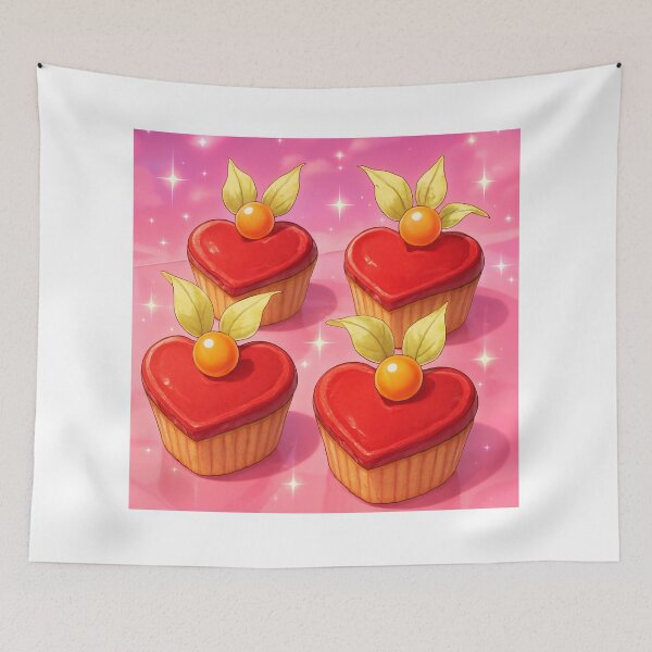 Item preview, cupcakes of love - caped gooseberry designed and sold by ritusdesigns.