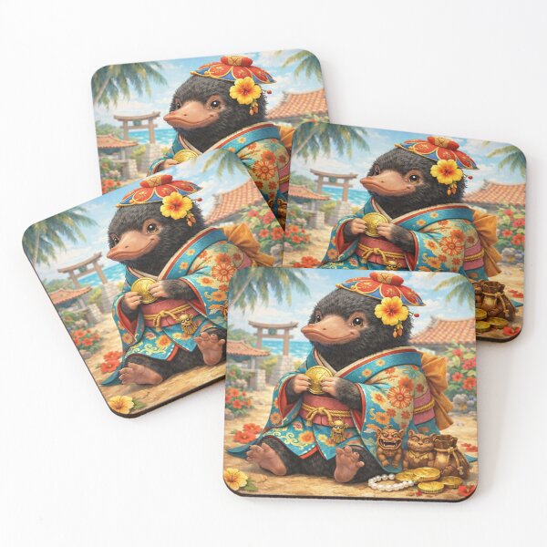 Item preview, Okinawan Niffler in Kimono designed and sold by sososweett.