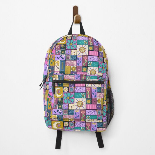 Item preview, Snake in the Garden - Cheater Patchwork Quilt designed and sold by FoxfireAndCo.