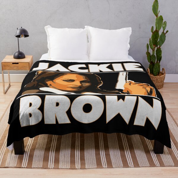 Item preview, Jackie Brown Inspired Retro Movie Poster Art – Bold Cinematic Illustration designed and sold by Elle Gee Graphic Art & Design.
