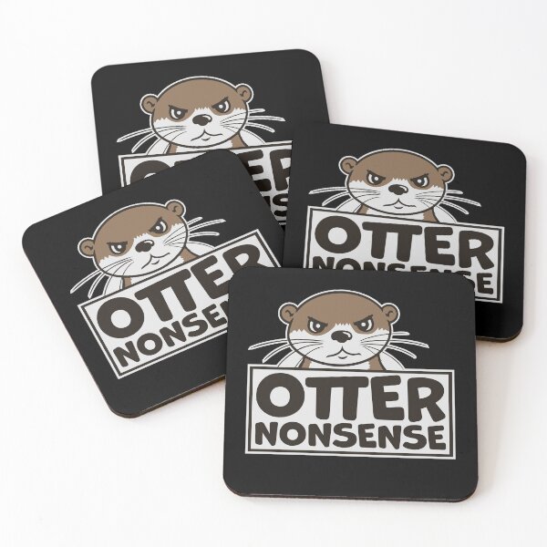 Item preview, Otter Nonsense Funny Pun Otter Lover Quote Joke designed and sold by shirt-o-mat.