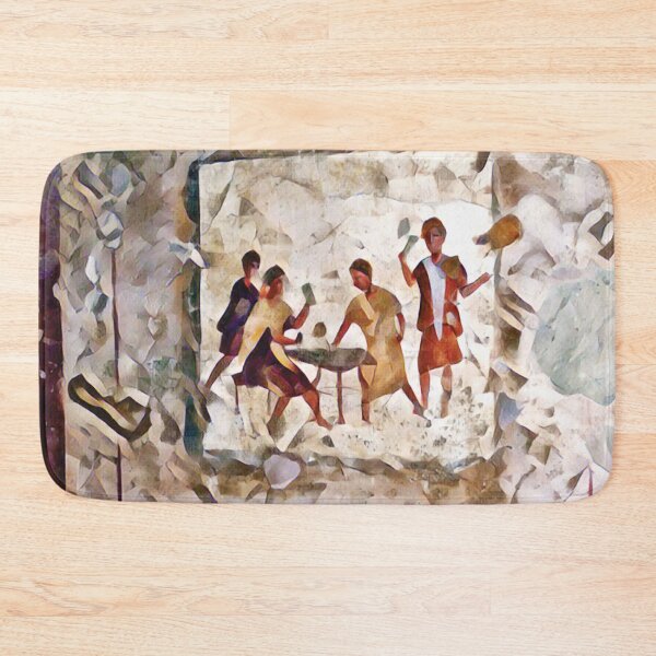 Item preview, Dice Players, Pompeii, Italy designed and sold by Nicky Jury.
