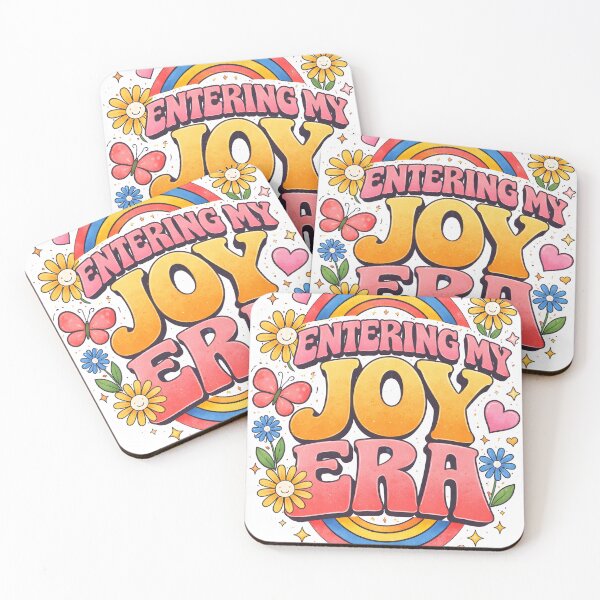 Item preview, Entering My Joy Era Retro Rainbow Shirt Design designed and sold by Matinez Pink.