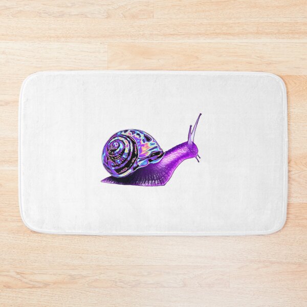 Item preview, Purple Holographic Snail Art designed and sold by robrllemrn29.