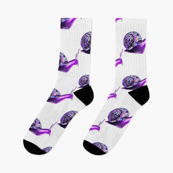 Item preview, Purple Holographic Snail Art designed and sold by robrllemrn29.