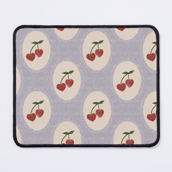 Item preview, Vintage cherry heart valentines pastel repeat. designed and sold by PrajaktaPathak.