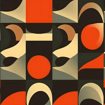 Artwork thumbnail, Mid Century Retro Pattern by GraphicsClub