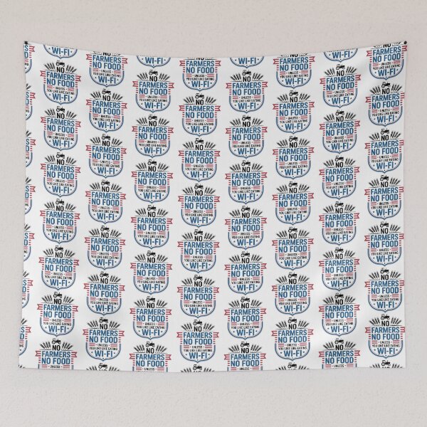 Item preview, No Farmers No Food, No Farmers, No Food, Funny Humor designed and sold by graphic-genie.