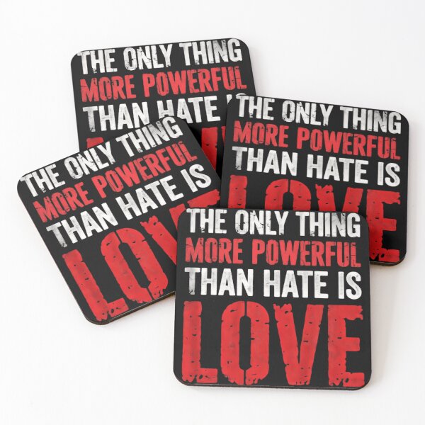 Item preview, The Only Thing More Powerful Than Hate Is Love Together In Solidarity designed and sold by SkeletonsDanger.