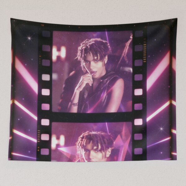 Item preview, Neon Nina: The Holographic Rebel designed and sold by CleverCulture.